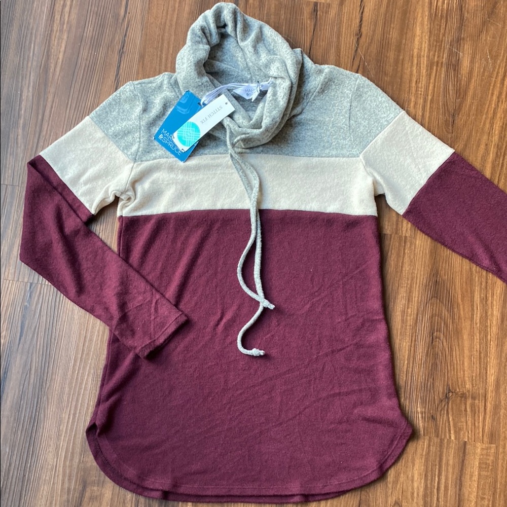 Market & Spruce Cameron Lightweight Cowl Neck Sweater